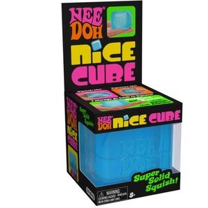 NeeDoh Nice Cube Super Solid Squish Toy - Blue
